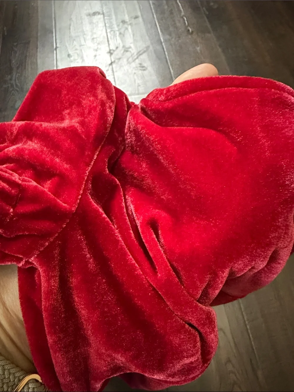 OshKosh B'gosh Red Velvet Short Sleeve Dress